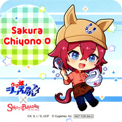 Sakura Chiyono O Uma Musume Cinderella Gray Original Coaster SWEETS PARADISE Collaboration Menu Order Bonus [USED]