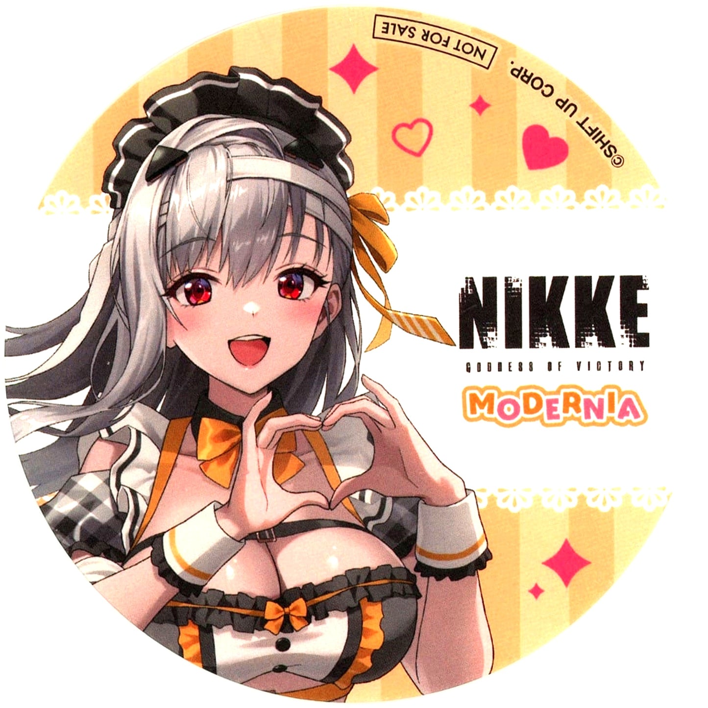 Modernia Normal Proportions Paper Coaster Goddess of Victory: Nikke x and GALLERY Collaboration Cafe Collab Menu Order Bonus [USED]
