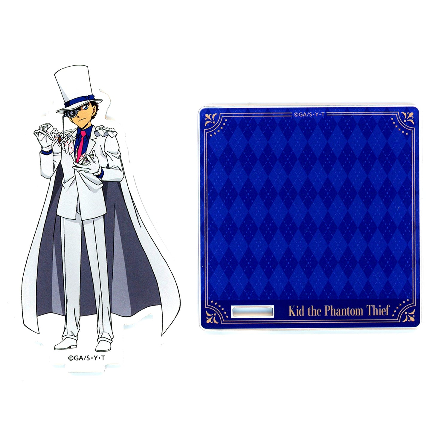 Kaito Kid A-4 Prize Acrylic Stand Coaster Detective Conan Online Kujira 2025 [USED]