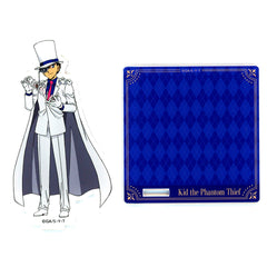 Kaito Kid A-4 Prize Acrylic Stand Coaster Detective Conan Online Kujira 2025 [USED]