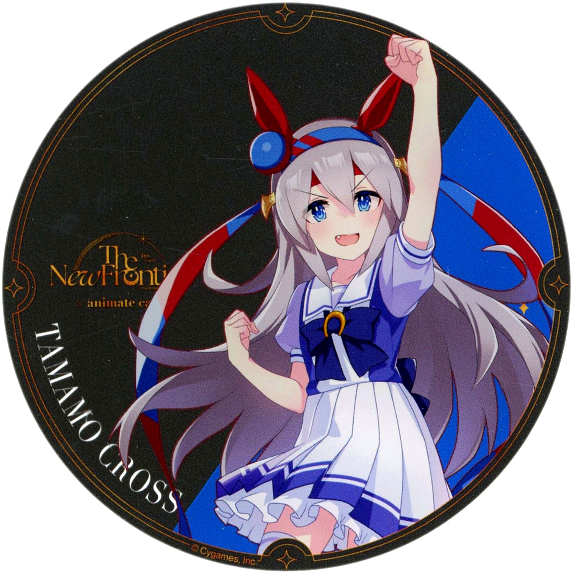 Tamamo Cross Acrylic Coaster Group A Umamusume Pretty Derby 6th EVENT The New Frontier x animatecafe Branch Paid Bonus [USED]