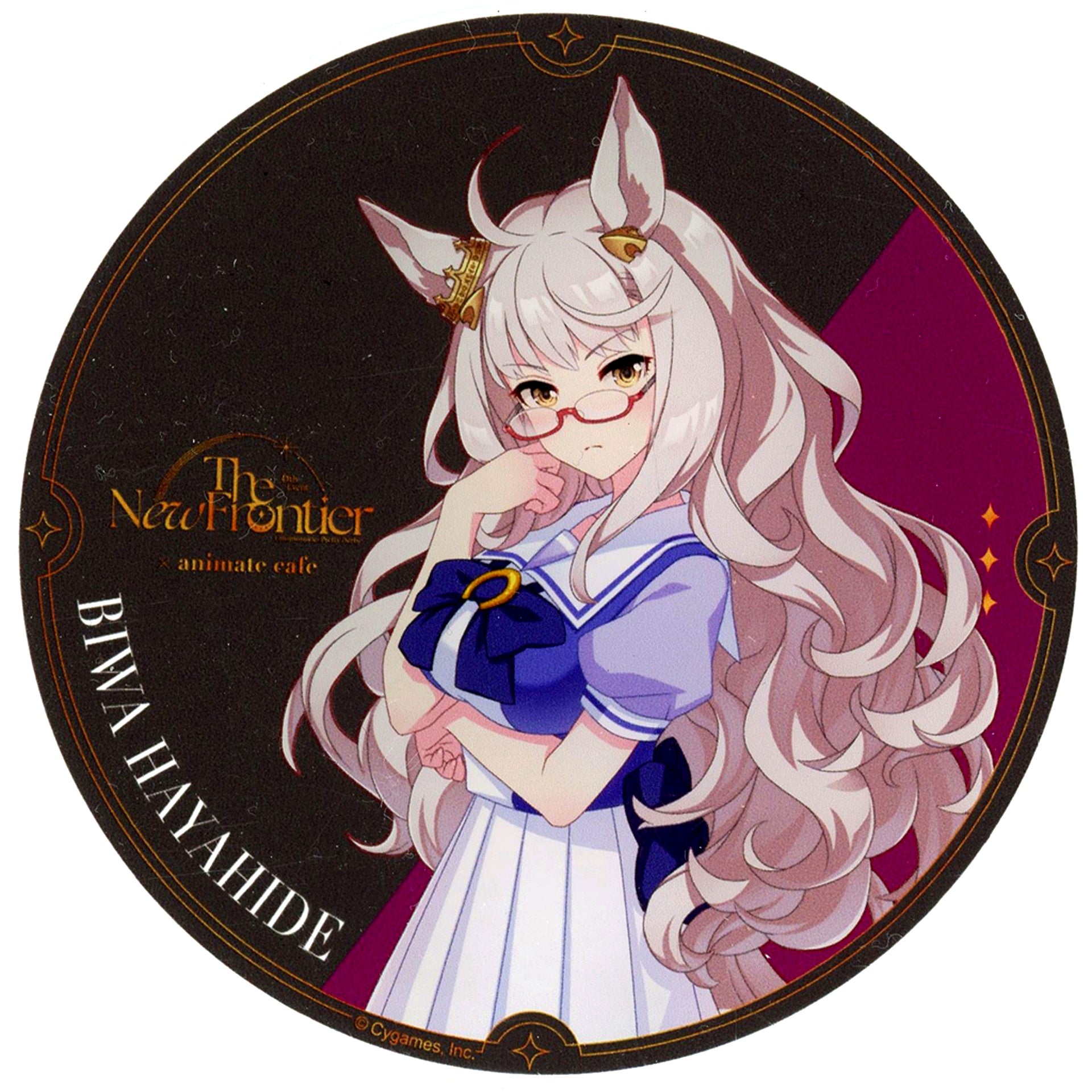 Biwa Hayahide Uma Musume Pretty Derby 6th EVENT The New Frontier Acrylic Coaster Group B animatecafe Paid Bonus [USED]