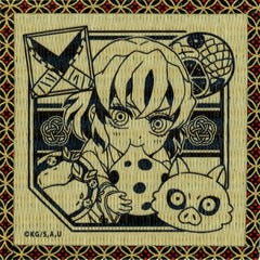 Inosuke Hashibira Tatami Coaster Demon Slayer x ufotable Cafe x Machi Asobi CAFE Inosuke Hashibira Birthday Festival 2025 [USED]
