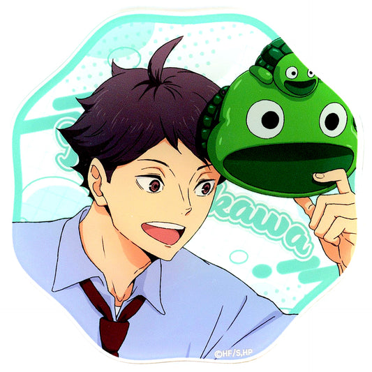 Toru Oikawa Acrylic Coaster Haikyu!! Play to the Fullest!! in NAMJATOWN Summer Ver. Soft Drink Order Bonus [USED]