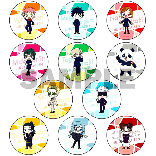 Set of 11 Jujutsu Kaisen Trading Glitter Acrylic Coaster [USED]