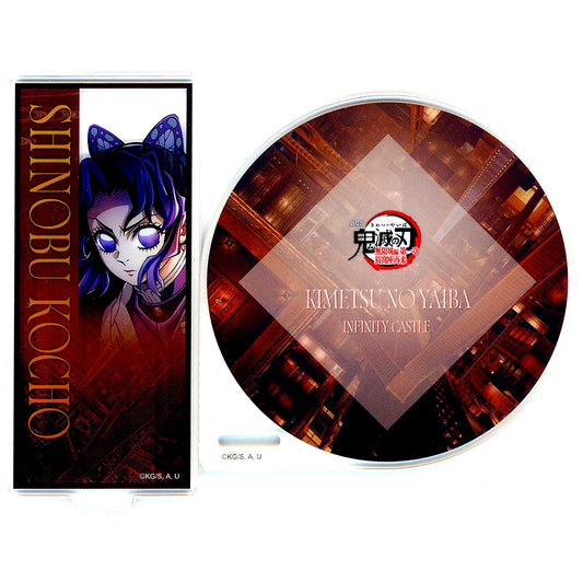 Shinobu Kocho Demon Slayer Infinity Castle Arc Chapter 1 Akaza Returns ufotable Cafe Machi Asobi CAFE Kessen no Hibuta o Kiru Teaser Period Teaser Visual Vol.1 Random Acrylic Coaster [USED]