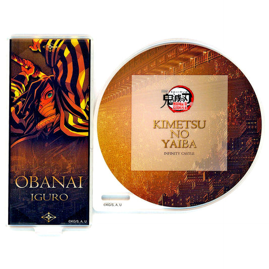 Obanai Iguro Demon Slayer Infinity Castle Arc Chapter 1 Akaza Returns ufotable Cafe Machi Asobi CAFE Kessen no Hibuta o Kiru Teaser Period Teaser Visual Vol.1 Random Acrylic Coaster [USED]