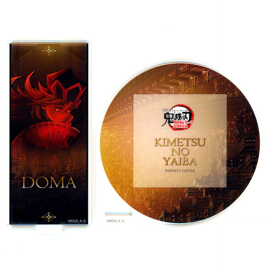 Doma Demon Slayer Infinity Castle Arc Chapter 1 Akaza Returns ufotable Cafe Machi Asobi CAFE Kessen no Hibuta o Kiru Teaser Period Chapter 1 Key Visual Random Acrylic Coaster B [USED]
