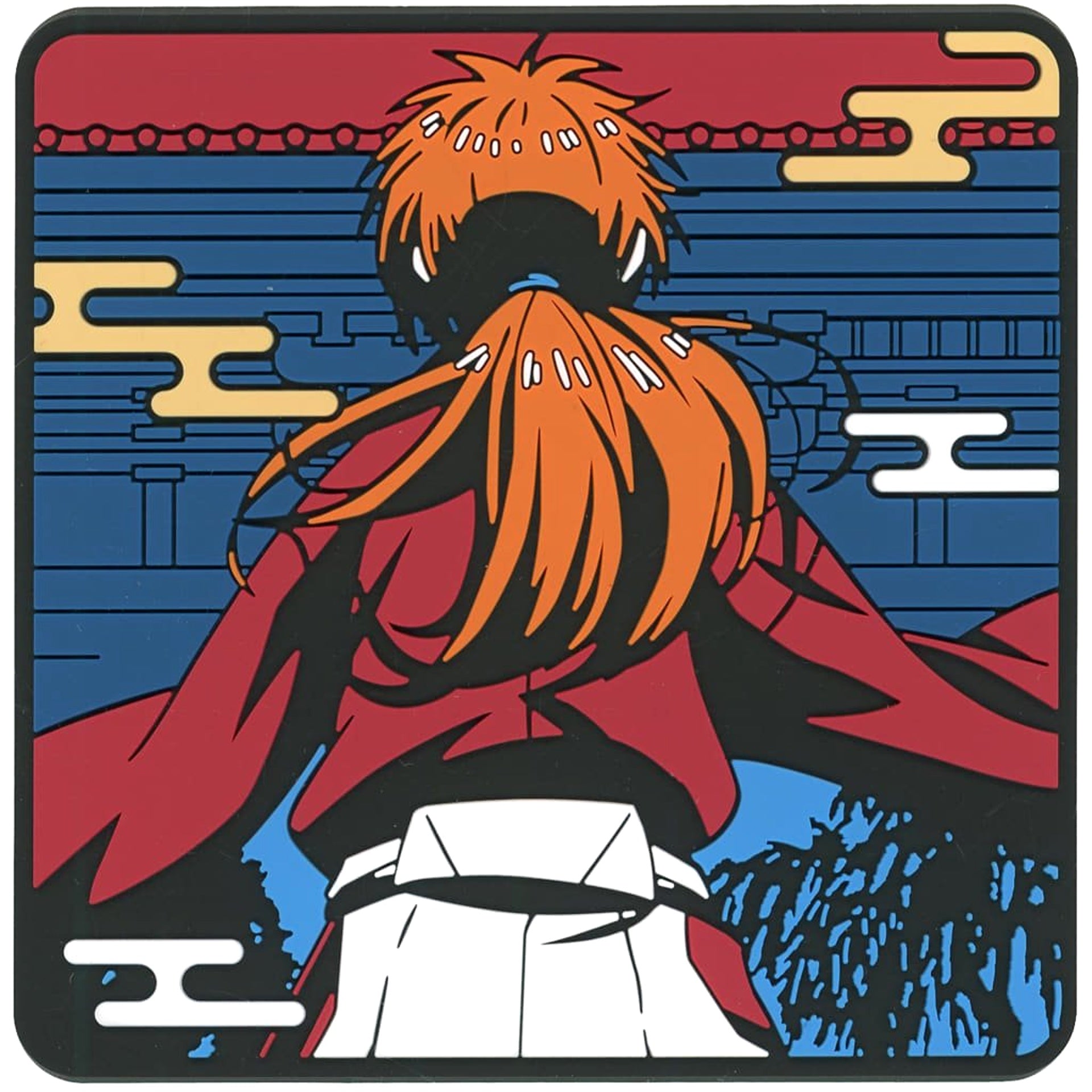 Rurouni Kenshin: Kyoto Disturbance Kenshin Himura Ichiban Kuji Rubber Coaster Prize E [USED]