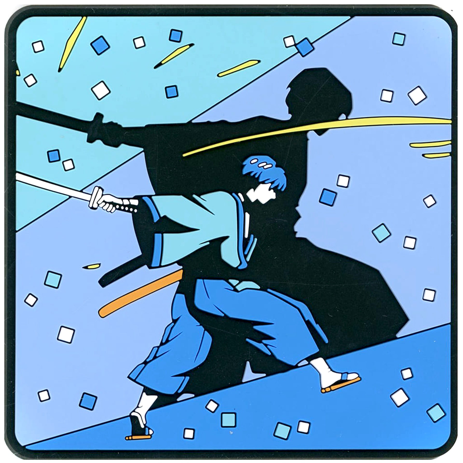 Rurouni Kenshin: Kyoto Disturbance Sojiro Seta Ichiban Kuji Rubber Coaster Prize E [USED]