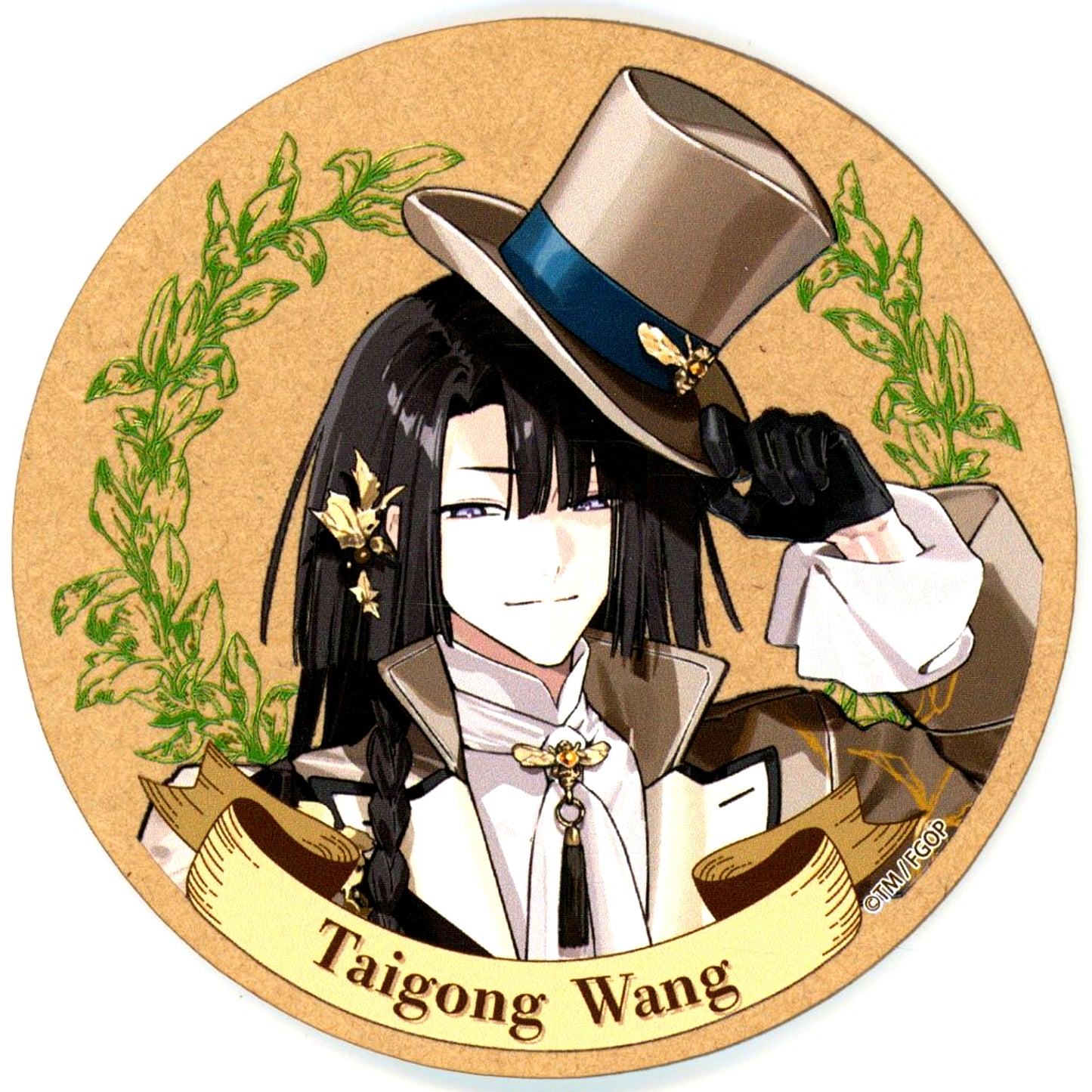 Rider Taigong Wang Random Wooden Coaster Fate/Grand Order Fes. 2025 10th Anniversary Mysterious Forest [USED]