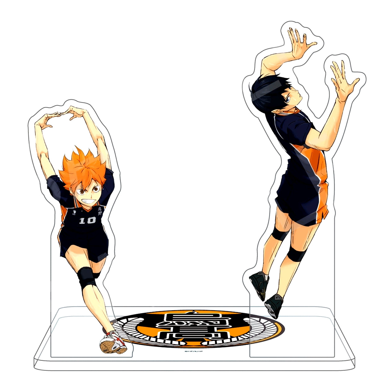 Karasuno High School 01. Coaster with Acrylic Stand Haikyu!! [USED]