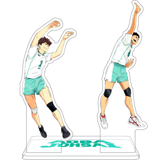Aoba Johsai High School 02. Coaster with Acrylic Stand Haikyu!! [USED]