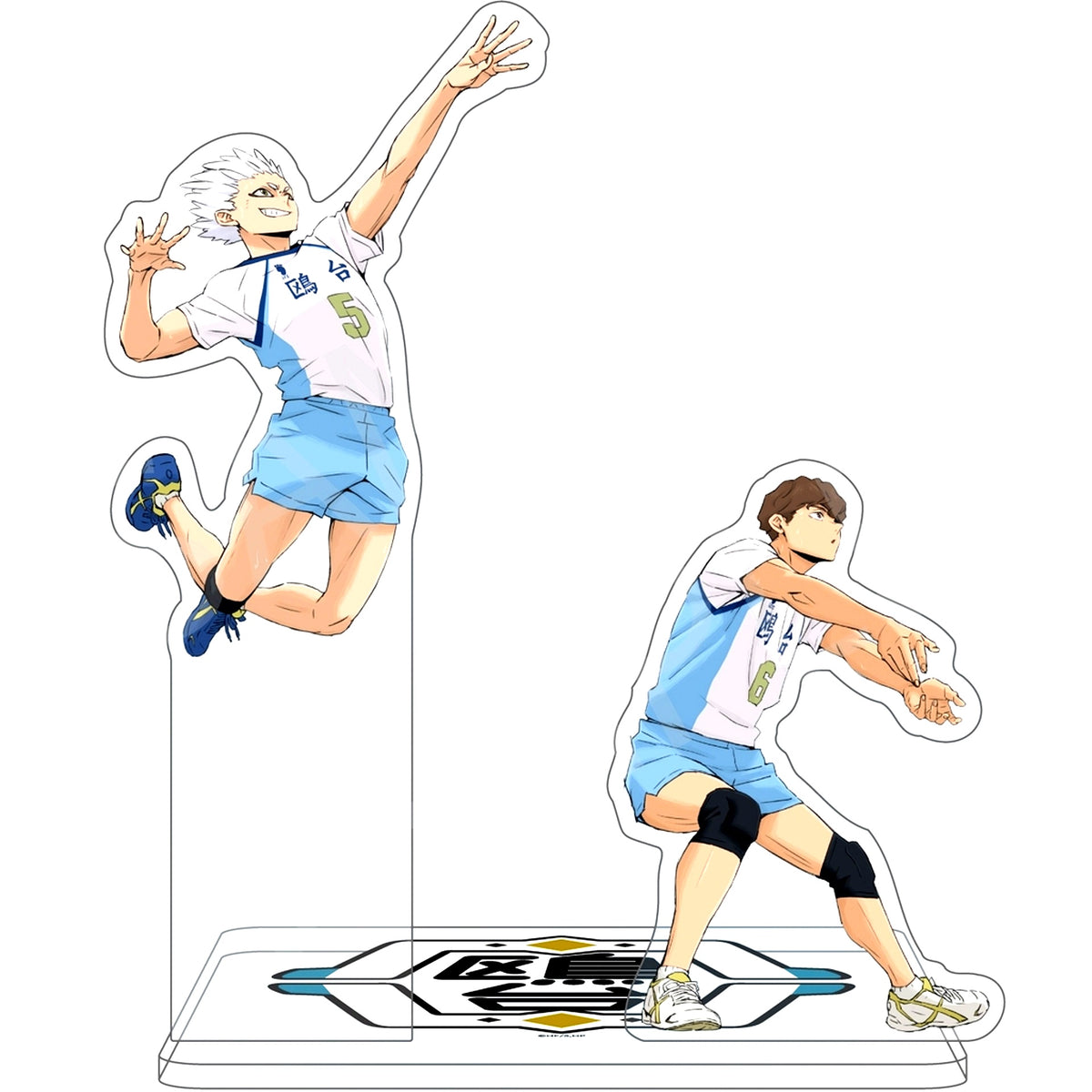 Kamomedai High School 08. Coaster with Acrylic Stand Haikyu!! [USED]