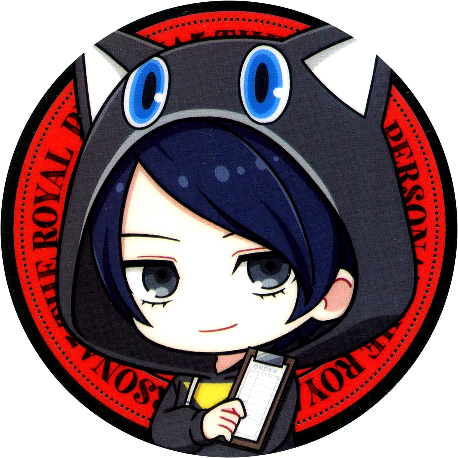 Yusuke Kitagawa Persona 5 Royal Persona 5 The Phantom X AMOCAFE Collab Cafe Drink Menu Order Bonus Coaster [USED]