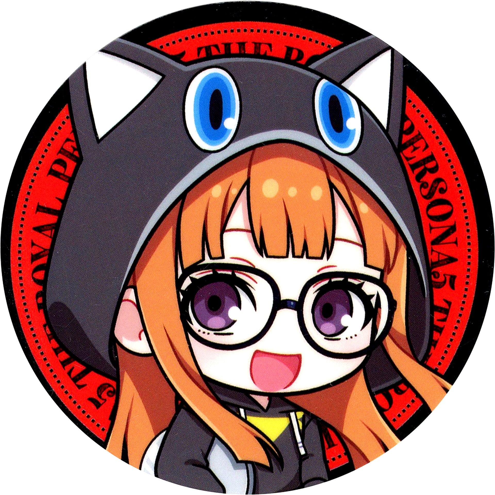 Futaba Sakura Persona 5 Royal Persona 5 The Phantom X AMOCAFE Collab Cafe Drink Menu Order Bonus Coaster [USED]