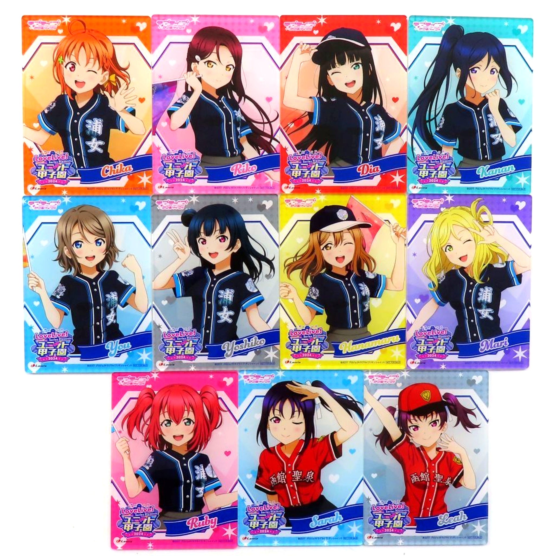 Group Set of 11 Acrylic Coaster Love Live! Series Joint Live Event LoveLive! Series Presents Unit Koshien 2024 Blu-ray Memorial BOX Sofmap Animega Purchase Bonus [USED]