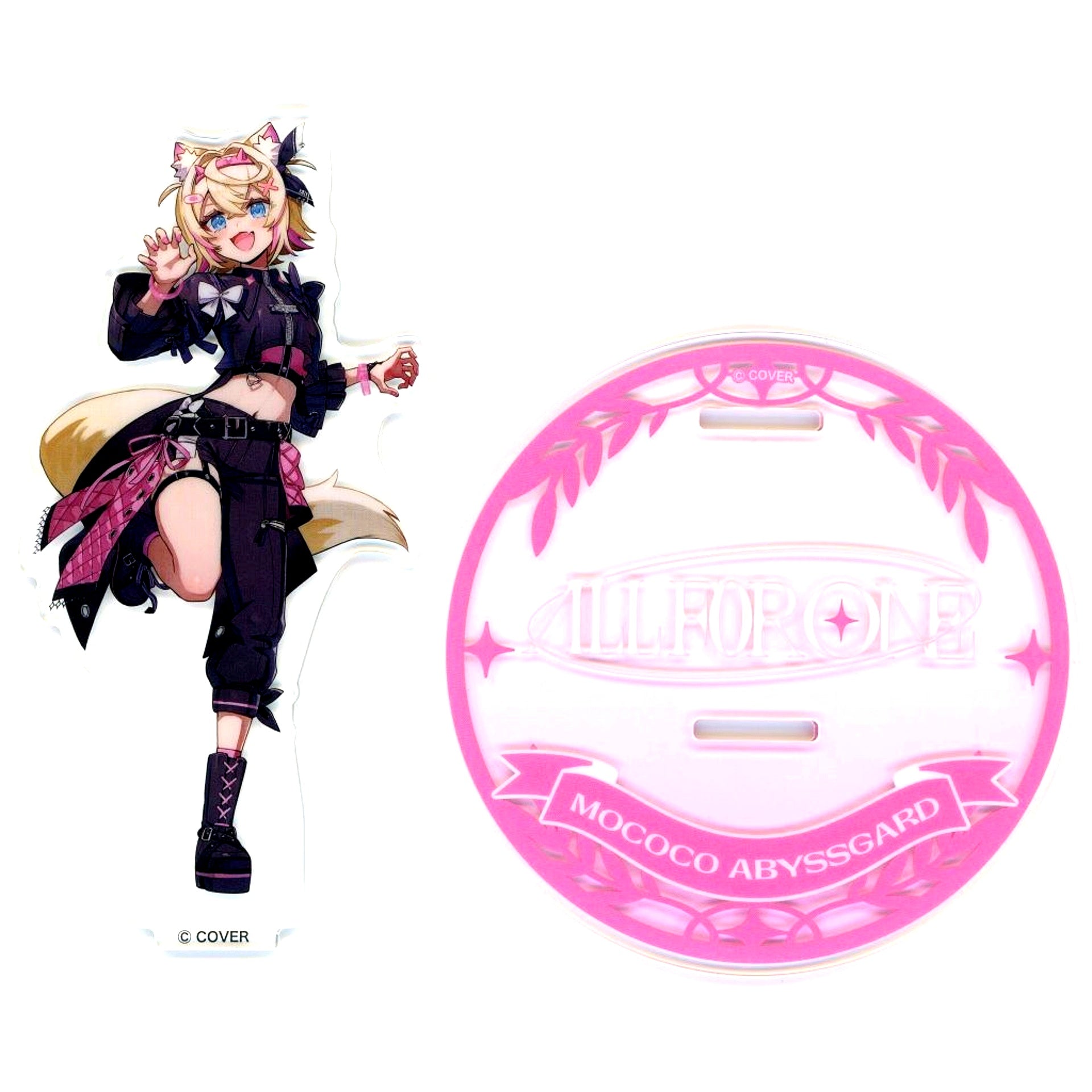Mococo Abyssgard Virtual YouTuber hololive English hololive English 3rd Concert All for One Acrylic Stand Coaster [USED]