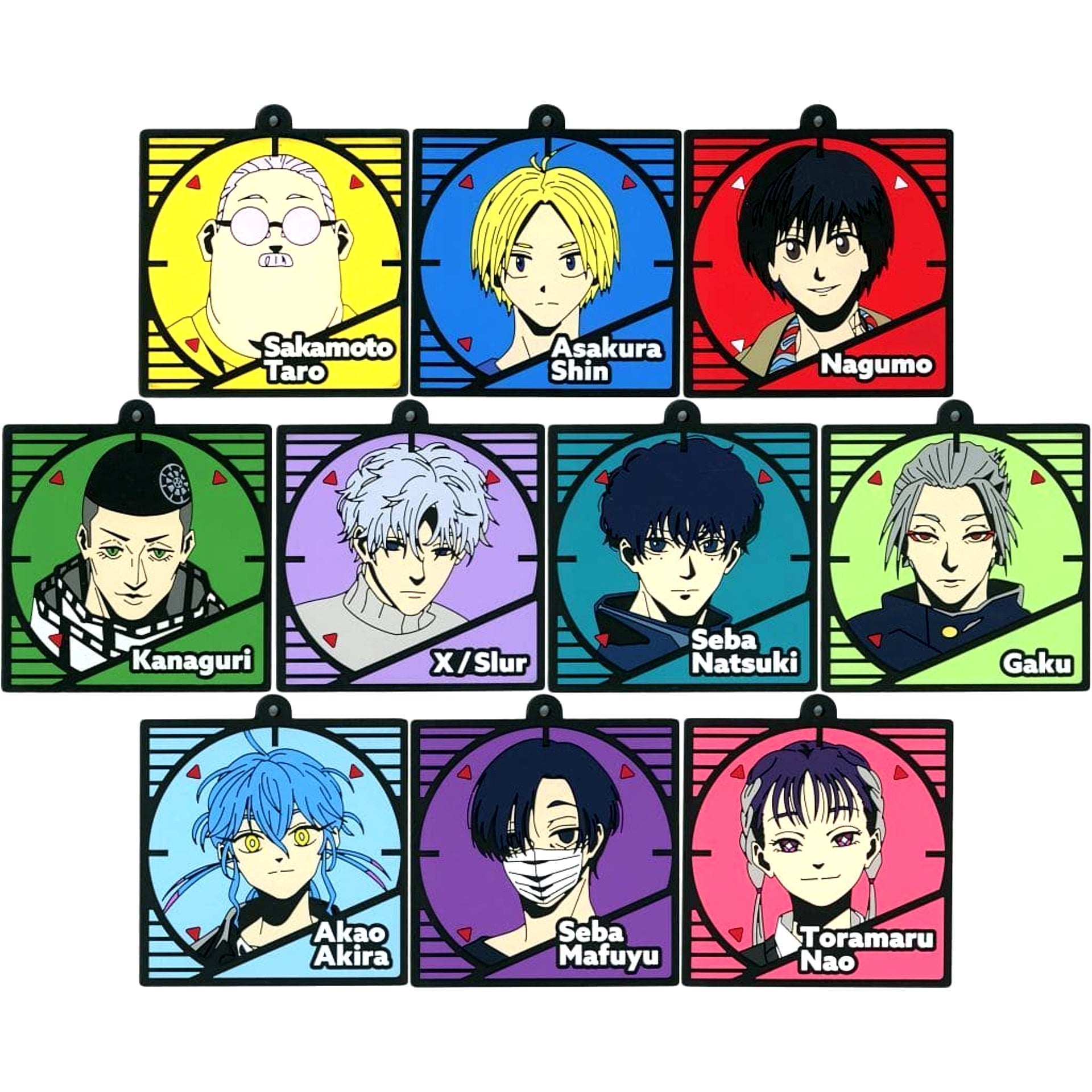 Taro Sakamoto & Others Sakamoto Days All 10 Types Set Ichiban Kuji Vol.3 Rubber Coaster Prize I [USED]