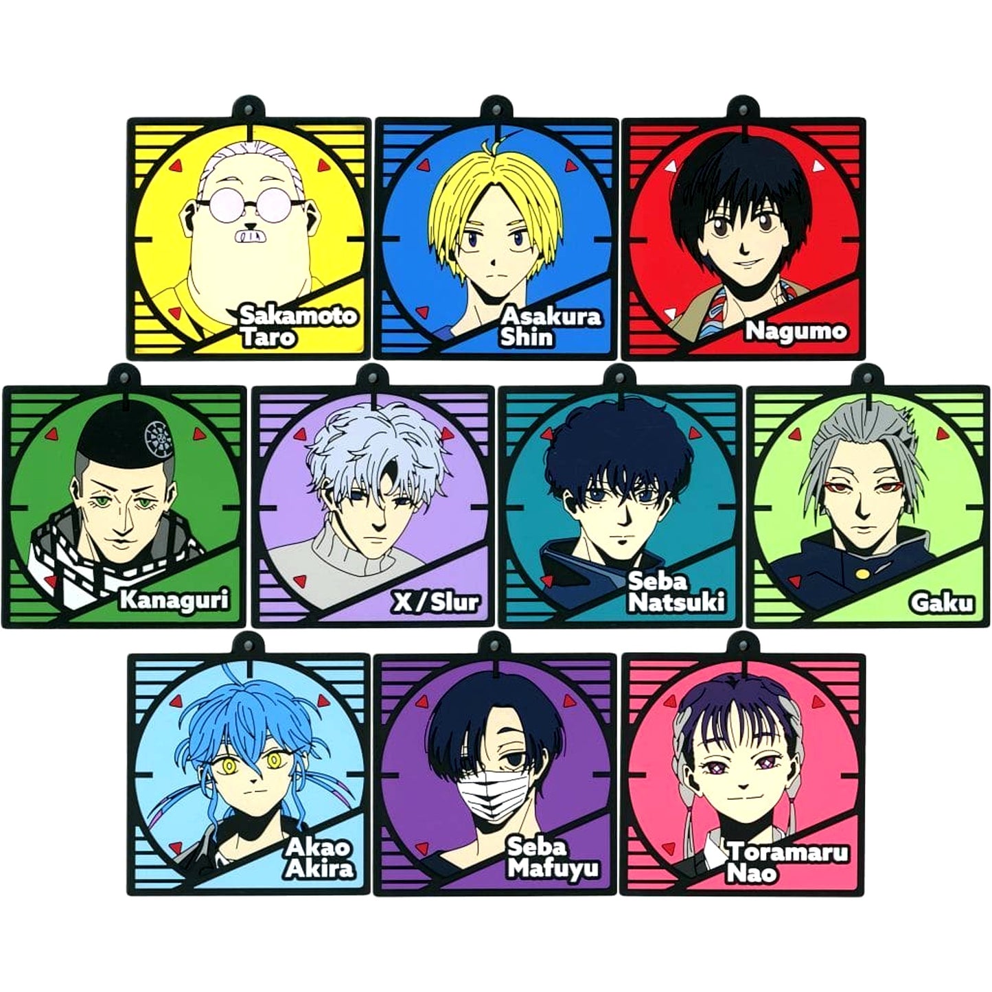 Taro Sakamoto & Others Sakamoto Days All 10 Types Set Ichiban Kuji Vol.3 Rubber Coaster Prize I [USED]