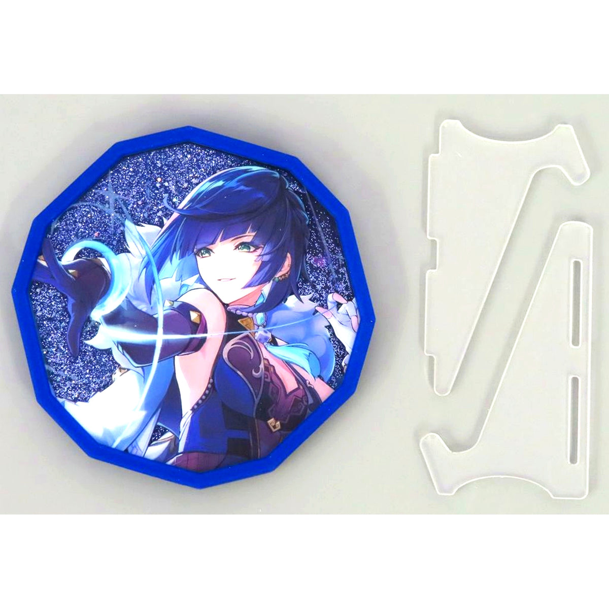 Yelan Genius Invokation TCG Duel Series Genshin Quicksand Acrylic Coaster China Limited [USED]
