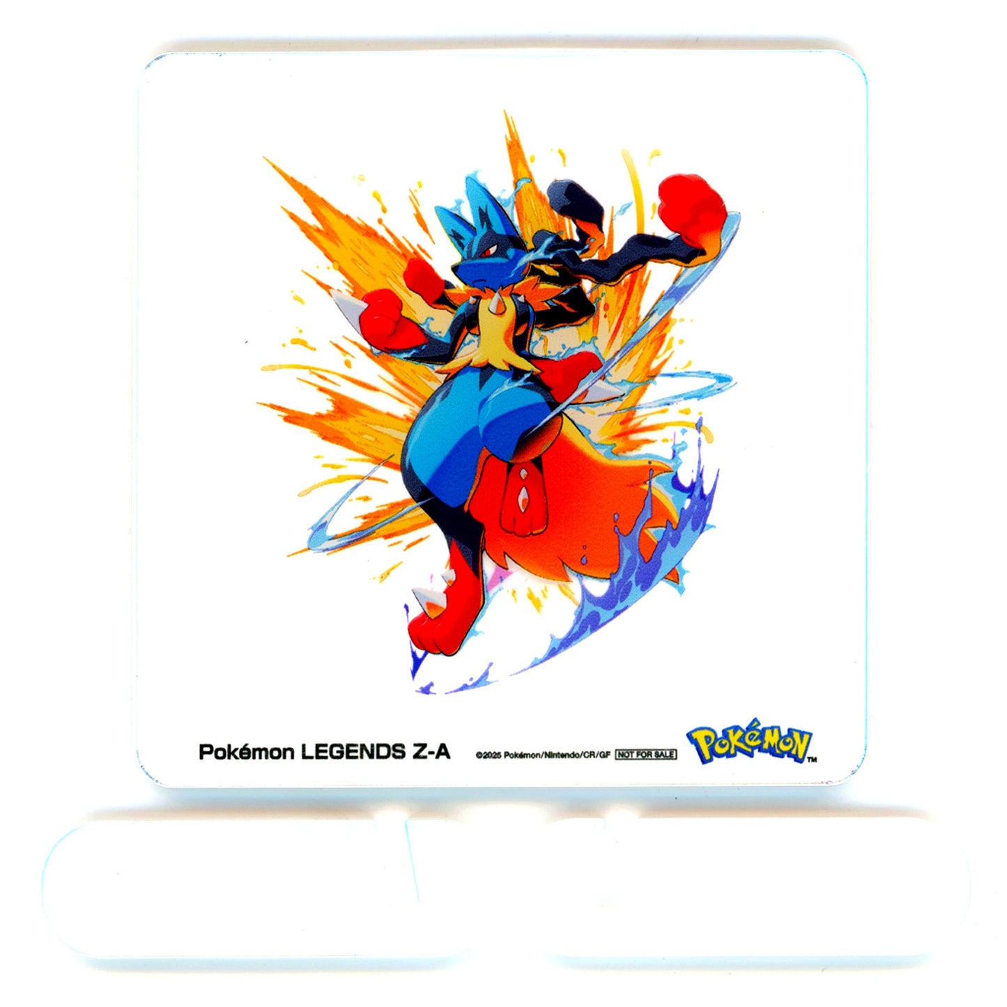 Mega Lucario Acrylic Coaster with Stand Switch Switch 2 Software Pokemon LEGENDS Z-A Rakuten Books Purchase Bonus [USED]