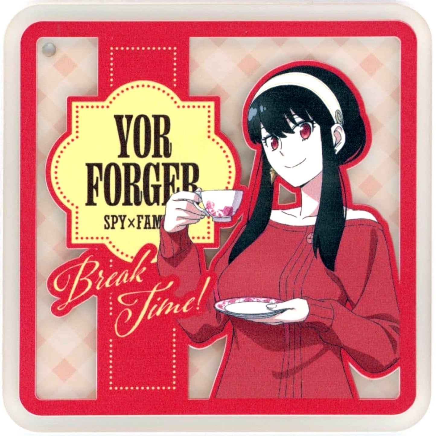 SPY x FAMILY Yor Forger Ichiban Kuji Thanks for Being You Rubber Coaster Prize G [USED]