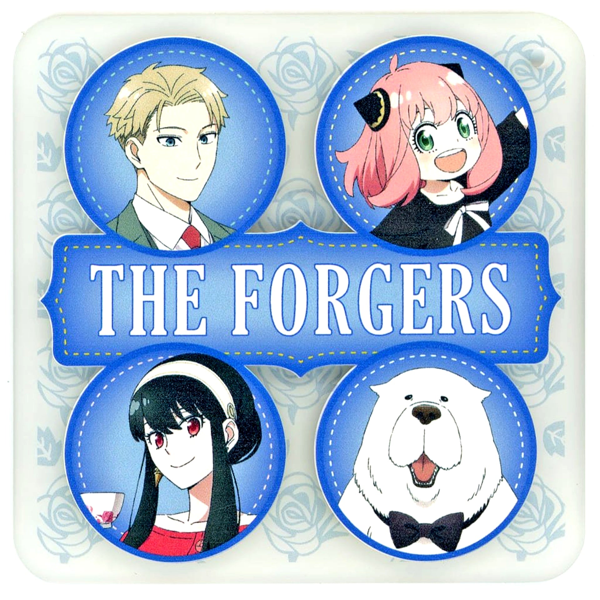SPY x FAMILY Forger Family Ichiban Kuji Thanks for Being You Rubber Coaster Prize G [USED]