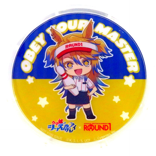 Obey Your Master Uma Musume Cinderella Gray Acrylic Coaster ROUND1 Collaboration Menu Order Bonus 2nd Half [USED]