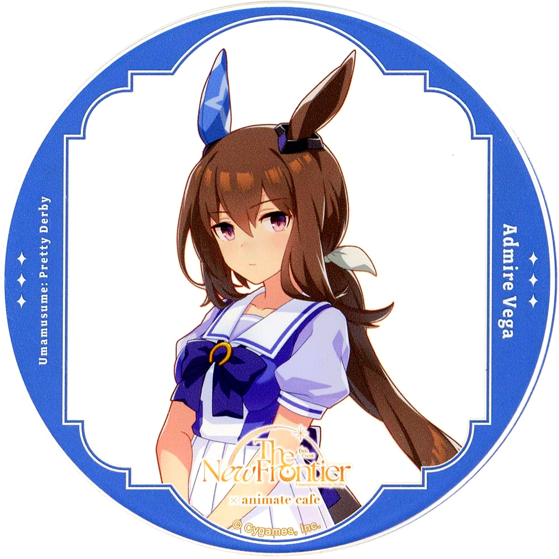 Admire Vega Uma Musume Pretty Derby 6th EVENT The New Frontier Autumn Performance animatecafe Trading Acrylic Coaster Group B [USED]