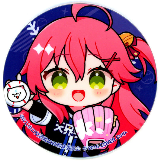 Sakura Miko Acrylic Coaster DMM Onkure presents Virtual YouTuber Nijisanji x Hololive NijiHolo Exchange Match 2025 Part 2 Tenkai Academy Goods [USED]