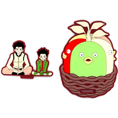 Gon Freecss Ging Freecss Hunter x Hunter Ichiban Kuji Cross the X-Day Rubber Collection Coaster Prize J [USED]