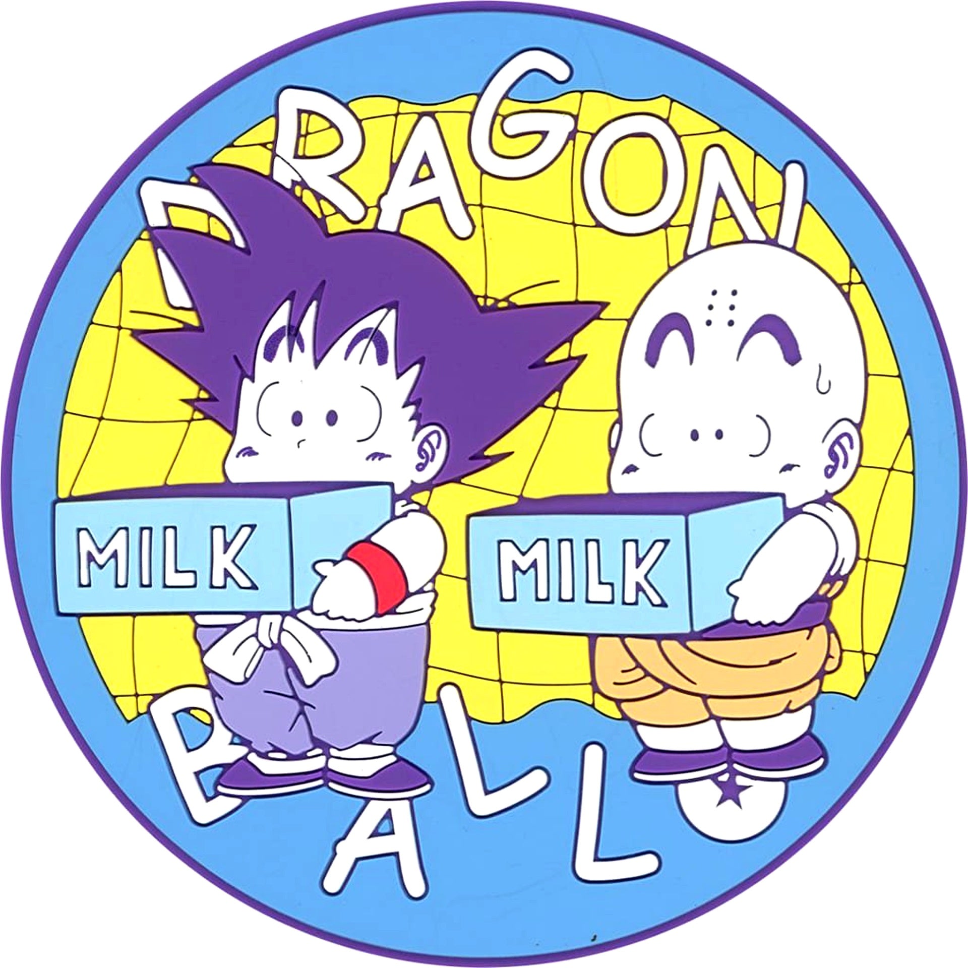 Son Goku Krillin Dragon Ball Ichiban Kuji Snap Collection 2 Rubber Collection Coaster Prize G [USED]