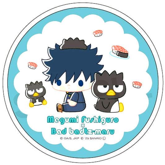Megumi Fushiguro 02. x Badtz-Maru Glitter Coaster Jujutsu Kaisen x Sanrio Characters [USED]