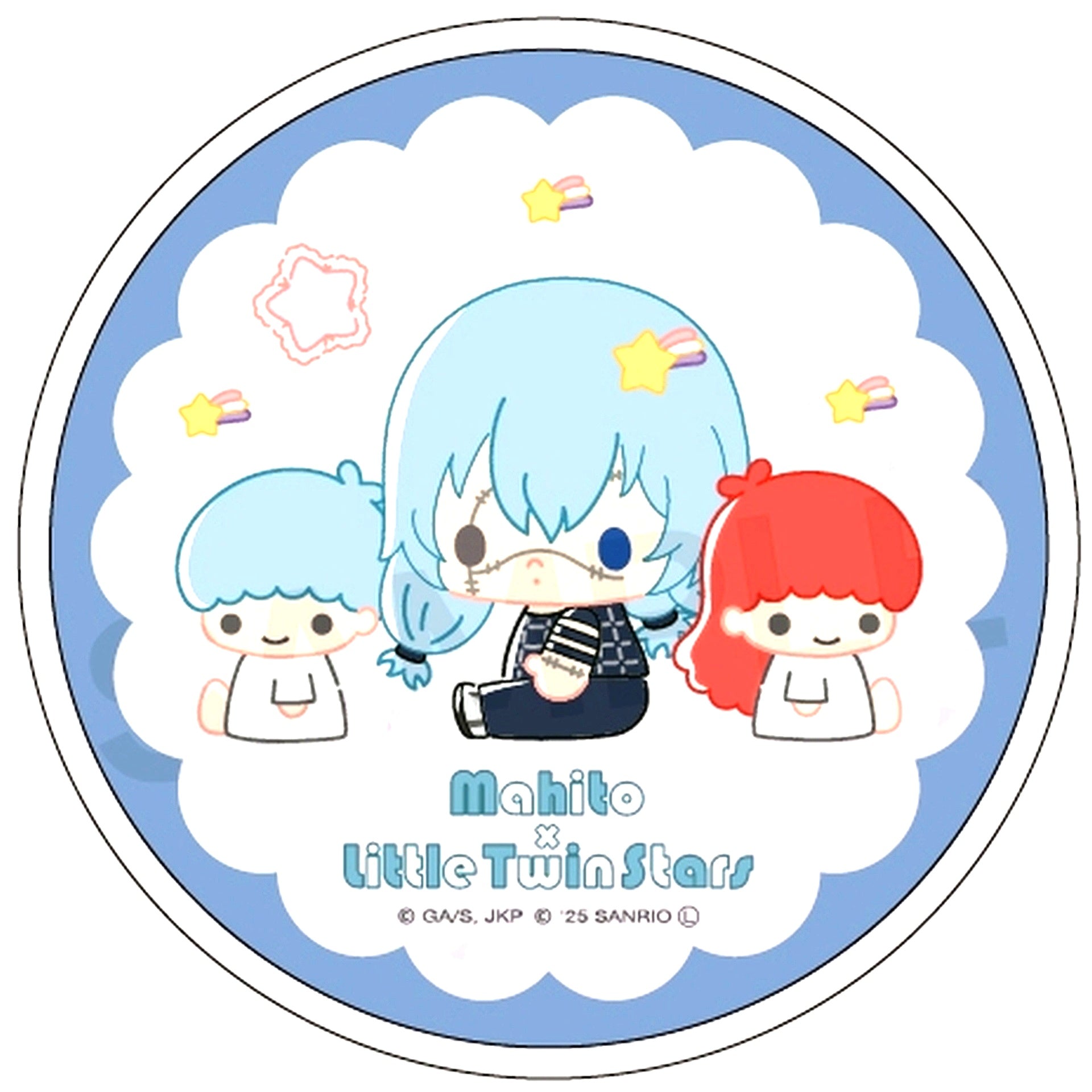 Mahito 08. x Little Twin Stars Glitter Coaster Jujutsu Kaisen x Sanrio Characters [USED]