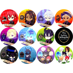 Set of 12 Disney Twisted Wonderland Paper Coaster Moist Soft Cookie Chocolate Chip Included Item [USED]