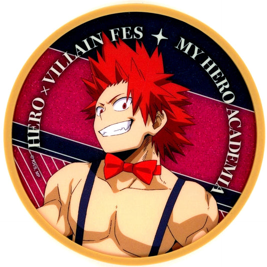 Eijiro Kirishima My Hero Academia Glitter Acrylic Coaster Hero x Villain Fes Pop Up Shop presented by TOHO animation [USED]