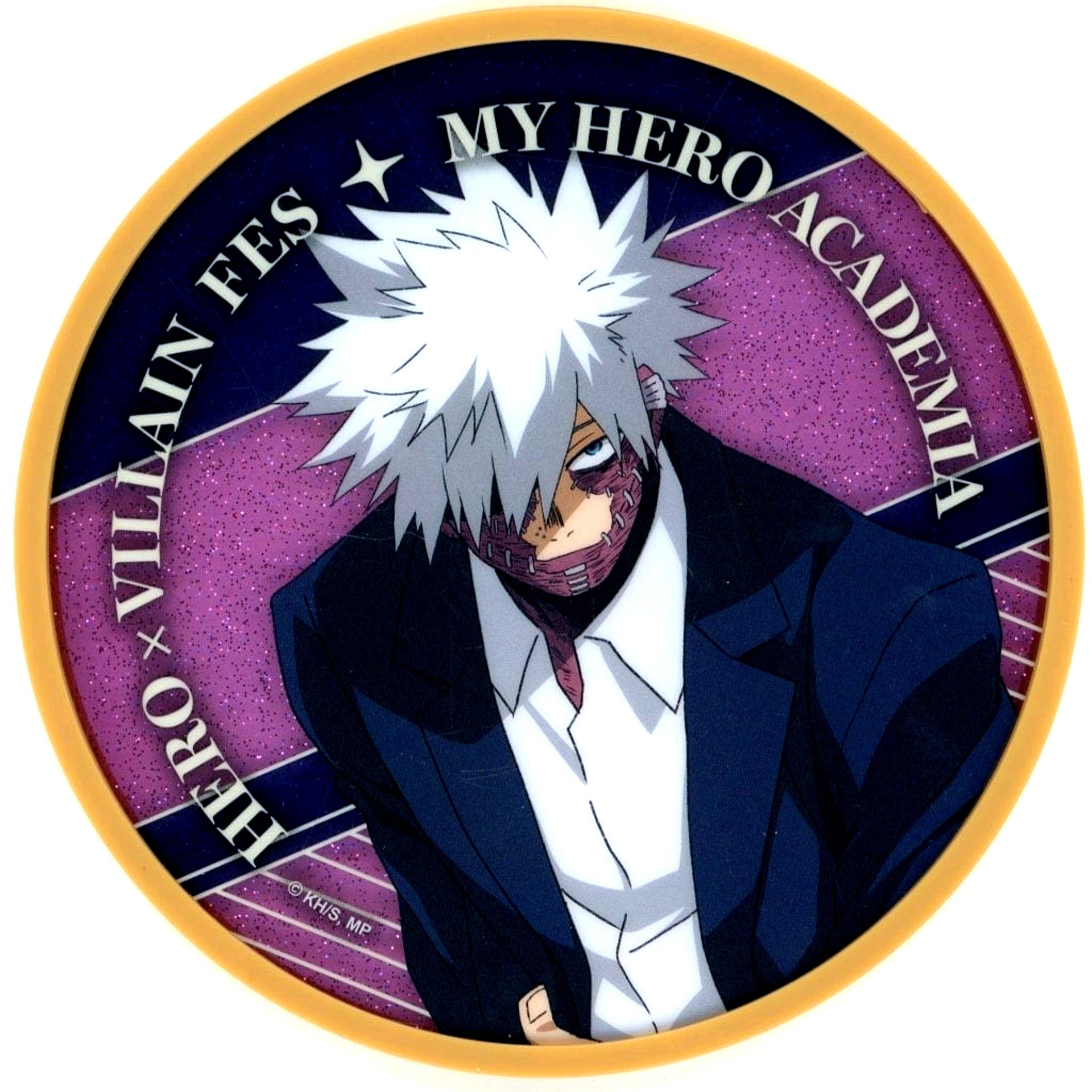 Dabi My Hero Academia Glitter Acrylic Coaster Hero x Villain Fes Pop Up Shop presented by TOHO animation [USED]