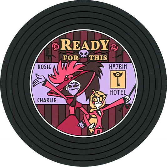 Ready For This G Prize Hazbin Hotel Record Style Rubber Coaster Ichiban Kuji [USED]