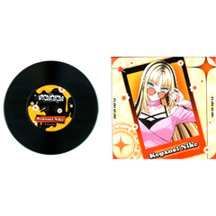 Kogane Niko CD Jacket Coaster Virtual YouTuber hololive FLOW GLOW x TOWER RECORDS CAFE FLOW GLOW Spring has come [USED]