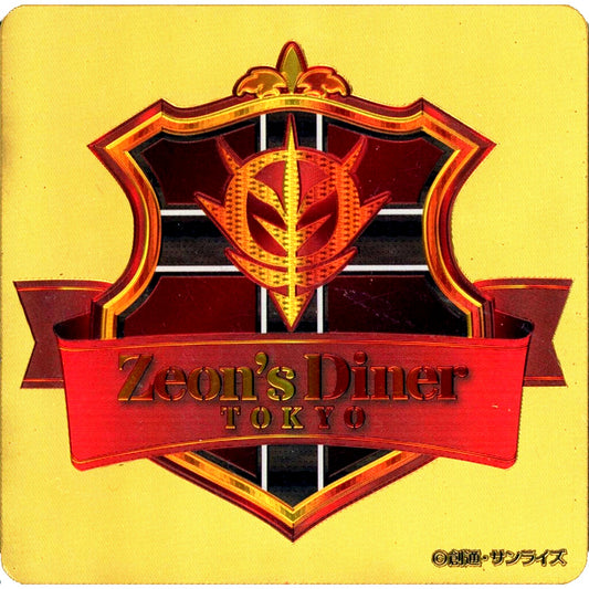 Zeon Forces GUNDAM Cafe TOKYO Shining Coaster Mobile Suit Gundam GUNDAM Cafe TOKYO Limited [USED]