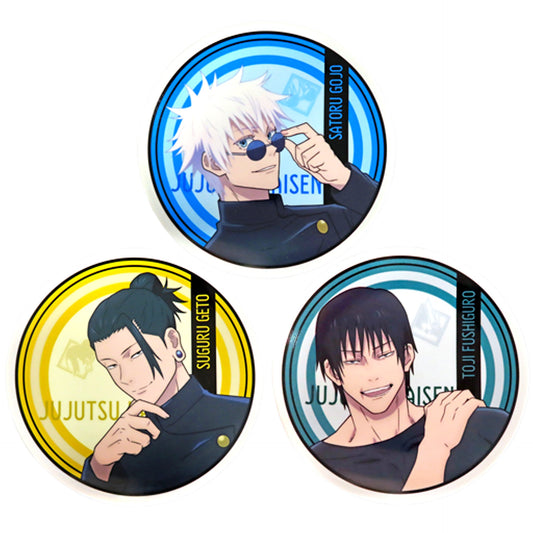 Satoru Gojo Suguru Getou Fushiguro Touji Alinamin X Jujutsu Kaisen Original Plate Set Campaign Limited Drink Course Winning Item Plate [USED]