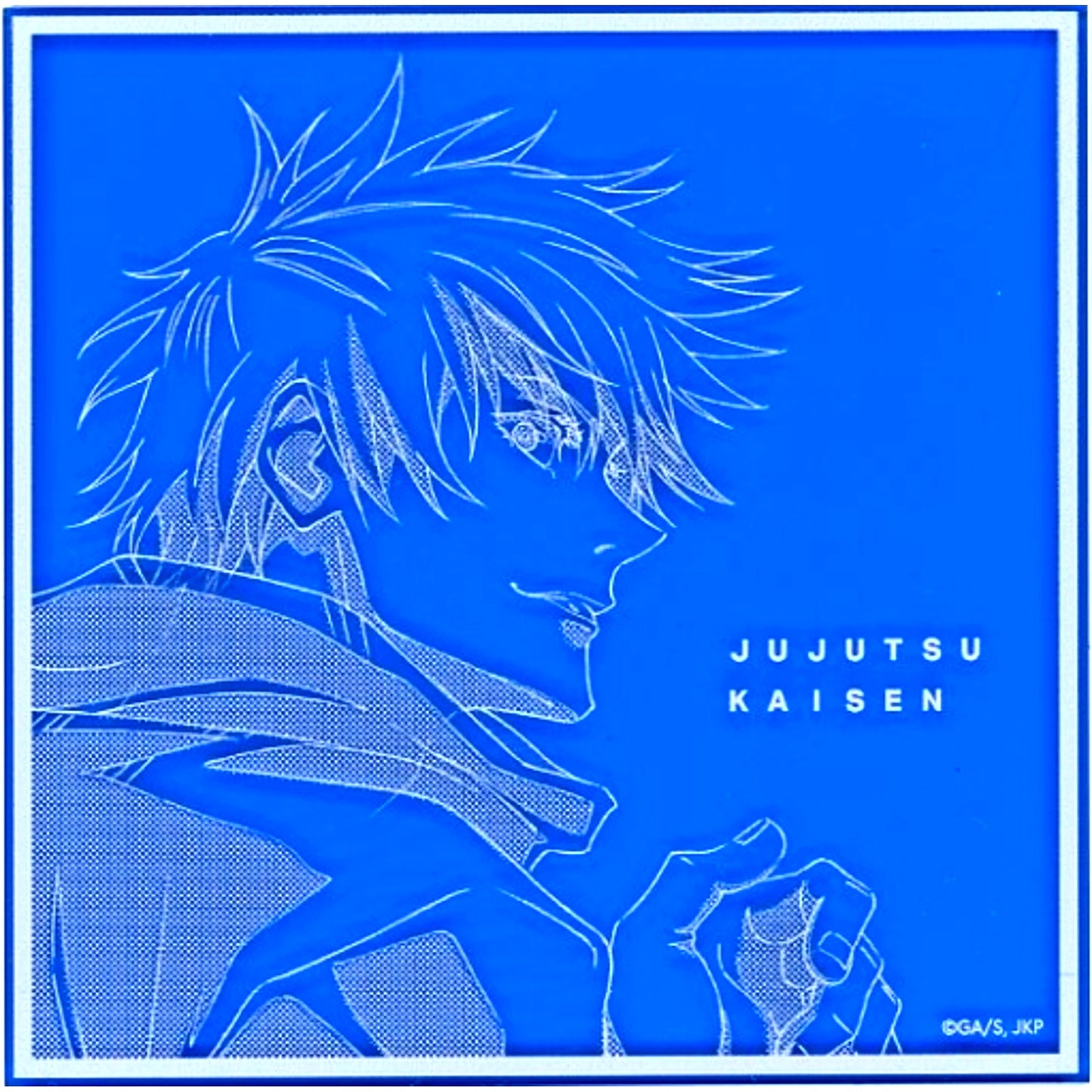 Satoru Gojo Original Art Design MAPPA x TSUTAYA TV Anime Art Book Release Commemoration Jujutsu Kaisen Mini Anime Art Exhibition Vol. 2 Acrylic Coaster [USED]