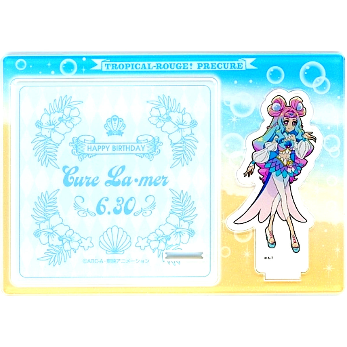 Cure La Mer Birthday Sweets Collection Acrylic Coaster Tropical-Rouge! PreCure Birthday Fair [USED]
