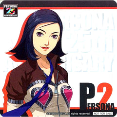 Protagonist Persona 2 Eternal Punishment Coaster Sega no Taiyaki x Persona 25th Anniversary Menu Order Bonus Part 1 [USED]