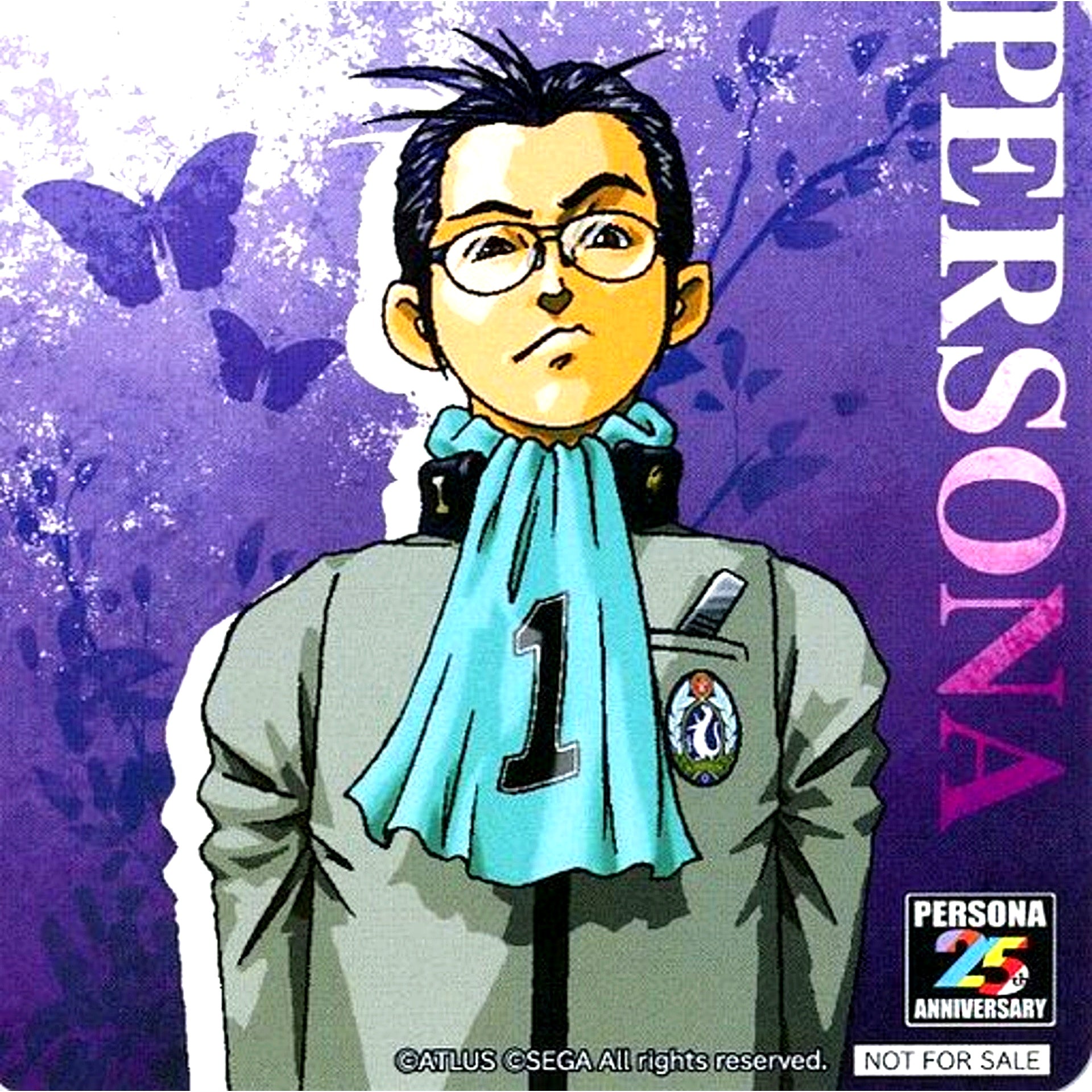 Kei Nanjo Coaster Sega no Taiyaki x Persona 25th Anniversary Menu Order Bonus Part 2 [USED]