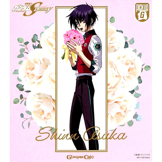 Shinn Asuka Shikishi Style Coaster Mobile Suit Gundam SEED DESTINY GUNDAM Cafe Finale Party Drink Menu Order Bonus [USED]
