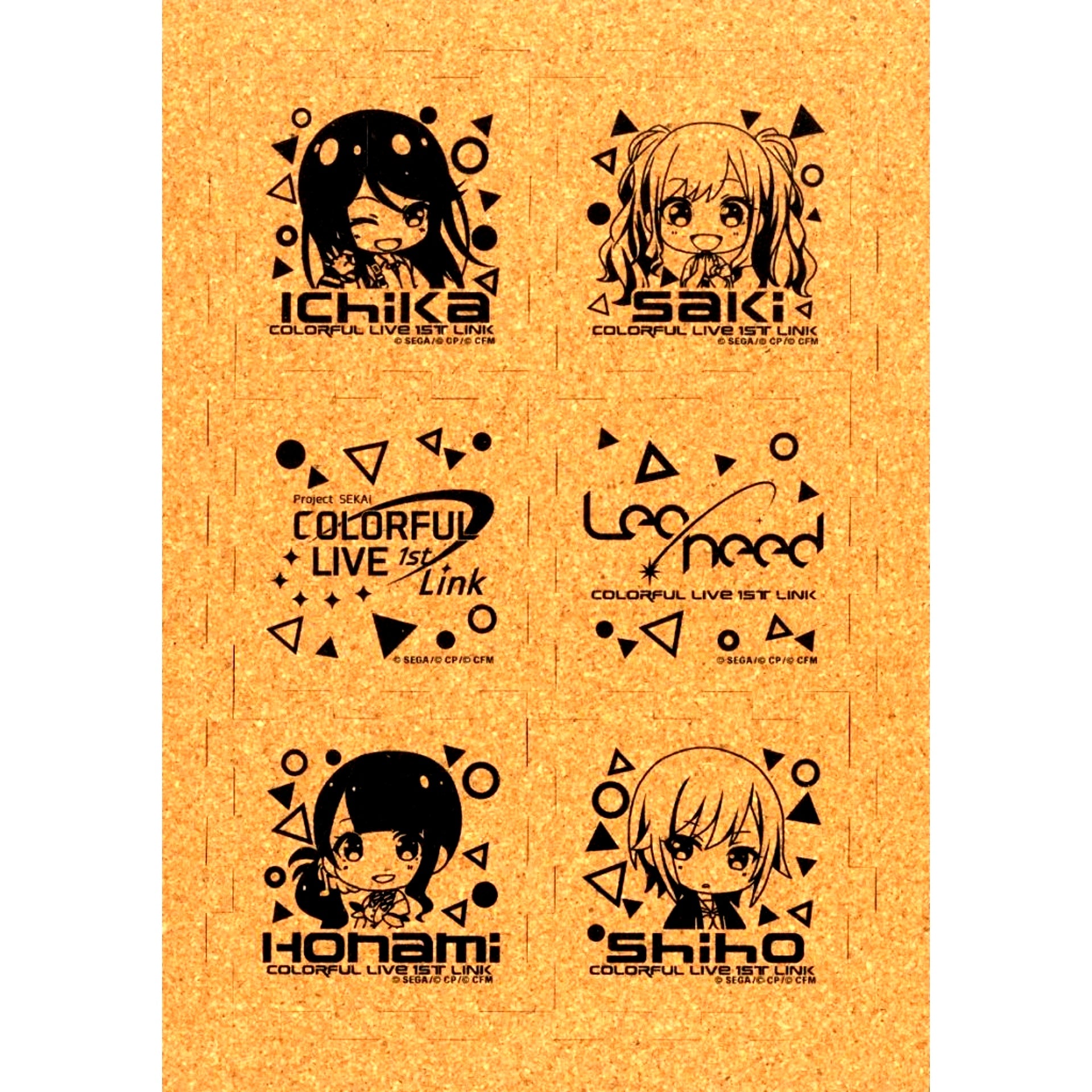Leo need Cork Coaster Set Project Sekai Colorful Live 1st Link [USED]