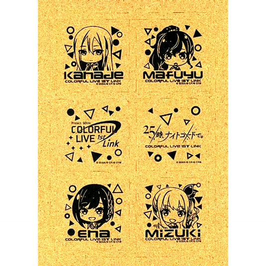 Nightcord at 25:00 Cork Coaster Set Project Sekai Colorful Live 1st Link [USED]