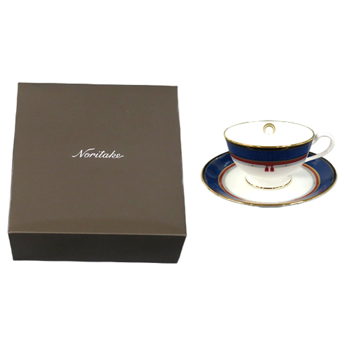Mikazuki Munechika Touken Ranbu -online- Teacup & Saucer Set Noritake Collaboration Vol.3 Cup [USED]